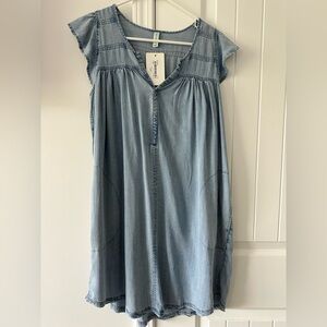 Gentle Fawn Light Blue Denim-look Dress